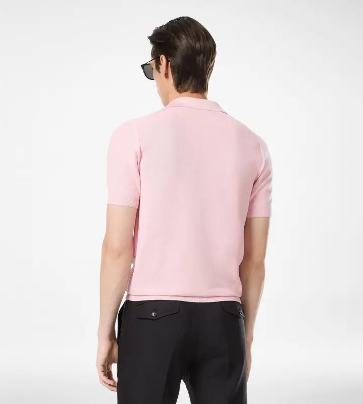 SILK COTTON PIQUET POLO online